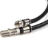 GTOTd Coaxial Cable (3 Feet) with RG6 Coax Cable Connector (and F-Type Cable Extension Adapter) Black Coax Satellite TV 75 Ohm Thin Coaxial Cable ...
