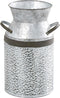 Deco 79 Metal Decorative Vase Milk Can Centerpiece Vase, Flower Vase for Home Decoration 8" x 7" x 12", Gray...