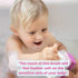 Cradle Cap Treatment Kit for Baby Girl | Baby Cradle Cap Brush for Babies - Baby Bath Essentials | Cradle Cap Comb & Baby Bath Sponge (Pink 6-Pack...