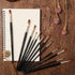 12 Pcs Filbert Paint Brushes Soft Artist Brushes Flat Nylon Bristles Painting Brushes with Wood Handle Paint Brush Set for Acrylic Oil Watercolor ...