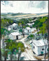 Posterizer 1 pcs-vintage oil painting style-rural landscape of old villages 3-Collectibles & Fine Art-Landscape & Nature Art-Gift for Art Lovers- ...