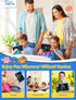 TEKFUN Kids Toys,10in 2 Pack LCD Writing Tablet Coloring Doodle Drawing Board Pad for Kids with Stylus, Car Trip Educational Toys Easter Toys Birt...