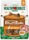 Nylabone Healthy Edibles Natural Dog Chews Long Lasting Ham Flavor Treats for Dogs, Small/Regular (16 Count)...