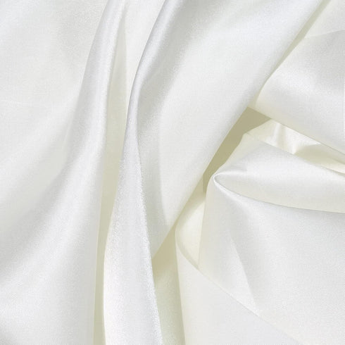 Charmeuse Satin Fabric by The Yard, 60 Inch Wide Ivory White Satin Fabric Shiny & Soft Cloth Fabric, Silky Satin Fabric for Bridal Dress, Wedding ...