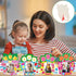 Qyeahkj 32 Sets Mother's Day Picture Frame Craft Kit for Kids DIY Love You Mom Photo Frame Craft Set with Easel Flower Plant Paper Craft Arts with...