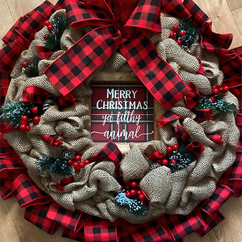 Puluole 10 Pcs Red Berries Pine Cones for Crafts - Evergreen Artificial Pine Branches Holly Stem,Christmas Tree Picks and Sprays,Artificial Flower...