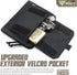 WYNEX Tactical Folding Admin Pouch, Molle Tool Bag of Laser-Cut Design, Utility Organizer EDC Medical Bag Modular Pouches Tactical Attachment Wais...
