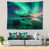 Batmerry Northern Lights Tapestry, Space Beautiful Galaxy Night Starry Image Picnic Mat Beach Towel Wall Art Decoration for Bedroom Living Room Do...