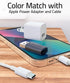 Syntech USB C to USB Adapter Pack of 3, USB C Female to USB 3.0 Male Adapter, Type C Charger Cable Power Converter Compatible with iPhone 15 iPad ...