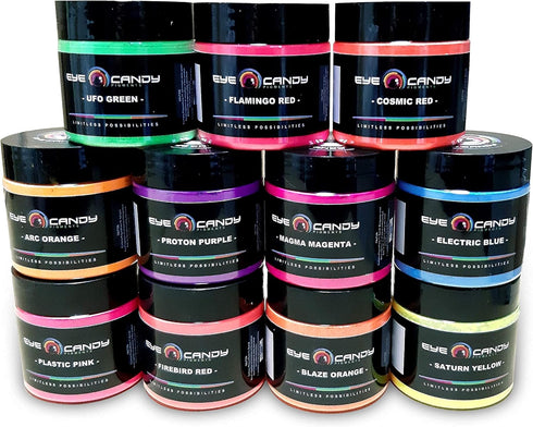 Eye Candy Pigments Premium Mica Powder - UFO Green (25gr) - for Epoxy, Resin, Soap, Paint, Woodworking, Acrylic Pouring, Bath Bombs, Fishing Lures...