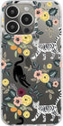 Blingy's Compatible for iPhone 13 Pro Max Case (6.7 inch), Cute Cat Style with Flower Pattern Fun Floral Animal Design Transparent Soft TPU Protec...