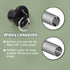Lifepefe Bunge kit+cordless bracket+new end cover, universal replacement mounting bracket kit for outdoor/indoor sun blind (Black)...