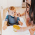 Babeehive Goods Bowls | Stress-Free, Mess-Free Mealtime | Food-Grade Silicone | Sturdy Suction Bowl and Soft Silicone Spoon | Soft, Flexible Silic...