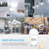 GU24 LED Light Bulb 4 Pack, 12W (Equivalent 75W), 5000K Daylight,Dimmable Twist-in Light Bulb A19 Shape...