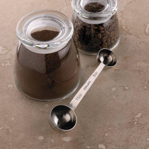 Fox Run Double Measure Scoop, 7.75 x 1.75 x 1.25 inches, Metallic...