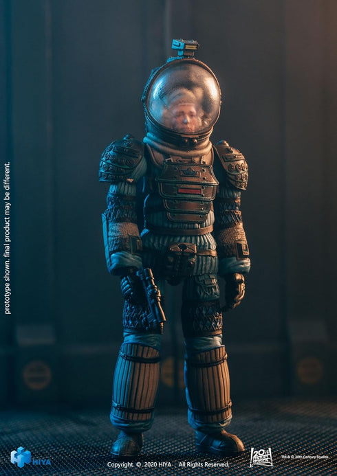 Hiya Toys Exquisite Mini Series 1/18 Scale 5 Inch Alien Lambert in Spacesuit Action Figure...