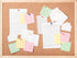 Aodaer Pack of 2 Cork Board Bulletin Board Notice Pin Board Square Pin Board Wall Mounted Cork Board for Office Home and School, 15.7 x 12 Inches,...