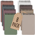 ZICOTO Aesthetic Pocket Notebooks Set Of 8 - Small 3x5 Spiral Notepads With Lined Pages - The Perfect Little Mini Note Pads to Stay Organized and ...