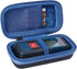 co2CREA Hard Case compatible with Bosch GLM 20 Compact Blaze 65' Distance Measure (Black Case + Inside Blue + Blue Zipper)...