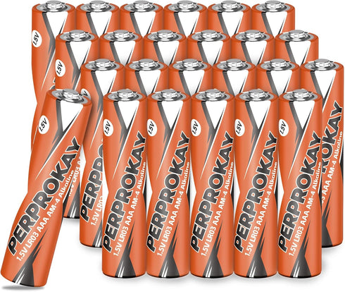 AAA Batteries 24 Pack 1.5V LR03 Triple A Alkaline Batteries?Lasting Power| Leakproof| 10 Years Shelf Life| Non-Rechargeable? for Household Office ...