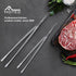 Hotec Stainless Steel Kitchen Tweezers Professional Kitchen Tongs for Cooking,Grill and Baking, Extra-Long Foood Tweezers, Set of 2-10 and 12inch...