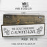 Love Wood Signs (Medium - Wood And Metal, The Secret Ingredient Is Always Love)...