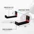 StoreYourBoard Yoga Mat Storage Rack, Foam Roller, Exercise Fitness Bands, Wall Hooks Gym Organizer...