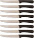 Steak Knives Serrated Set, Restaurant Quality, Stainless Steel, 4.25-Inch, Rounded Tip, Set of 12 (12)...