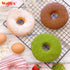 Walfos Full Size Silicone Donut Mold for Baking- 4 Inch Big Size Silicone Doughnut Pan Set for Donut Cake Biscuit Bagels, Heat Resistant, BPA FREE...