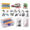 1400Pcs Basic Electronics Component Assortment Kit, Electrolytic Capacitor, Ceramic Capacitor, LED Diode, Common Diode, Resistor, Transistor Compo...
