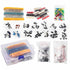 1400Pcs Basic Electronics Component Assortment Kit, Electrolytic Capacitor, Ceramic Capacitor, LED Diode, Common Diode, Resistor, Transistor Compo...