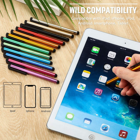 Outus 120 Pieces Stylus Pen Universal Capacitive Stylus Slim Digital Pen Compatible with iPad, iPhone, Samsung, Tablet, Most Devices with Capaciti...