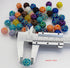 50Pcs Resin Rhinestone Beads, Loose Chunky Bubblegum Beads, Round Pave Disco Ball Beads, Gradient Shaped Spacer Beads for Jewelry Making DIY Craft...