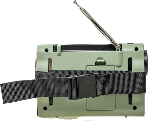 Kaito KA380 Emergency Radio & Portable Bluetooth Speaker – AM/FM NOAA Weather Radio Rechargeable with Solar Panel and Hand Crank...