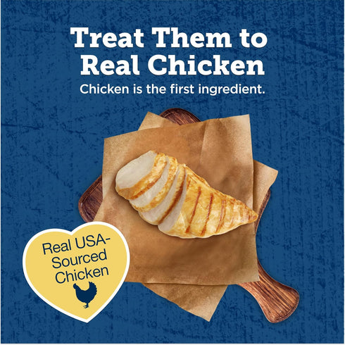 Blue Buffalo True Chews Natural Chewy Cat Treats, Made in the USA, Chicken Recipe, 3-oz. Resealable Bag...