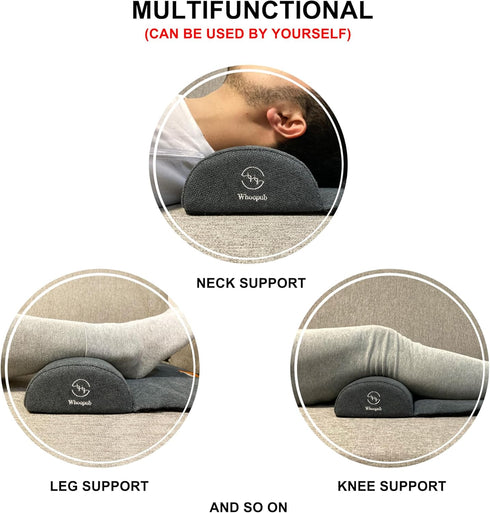 Dog?Cat Bolster Pillow/Headrest for Small Dogs?Cats, Benefit for Cervical Vertebra/Neck, Easy to Carry When Traveling, with High Resilience Foam, ...