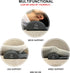 Dog?Cat Bolster Pillow/Headrest for Small Dogs?Cats, Benefit for Cervical Vertebra/Neck, Easy to Carry When Traveling, with High Resilience Foam, ...