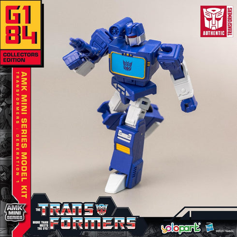 Soundwave Transformer Toys,4.33 Inch Transformers G1 Decepticon Action Figures,Highly Articulated Transformers Model Kit with Weaponry,Toys for Bo...
