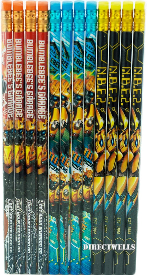 Transformers 12 Wood Pencils Pack...