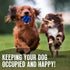 Fillable Treat Ball for Dogs to Keep Them Busy for Hours, 1.5" Puppy Puzzle Balls for Teething Dogs, Dog Crate Mind Stimulating Games for Puppy Bo...