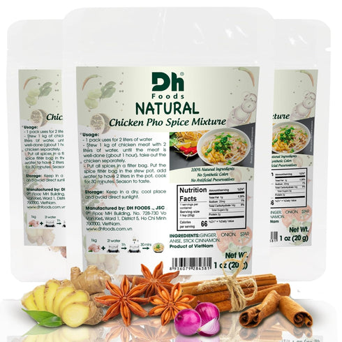Dh Foods Pho Spice Packet | Chicken pho soup seasoning | Comes with spice filter bag | 3 packs...