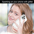(3+1) Compatible with iPhone 15 Pro & iPhone 15 Pro Max Camera Lens Protector Glitter Bling, Tempered Glass Clear Camera Cover Screen Protector Ri...