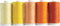 Connecting Threads 100% Cotton Thread Sets - 1200 Yard Spools (Set of 5 - Citrus Punch)...