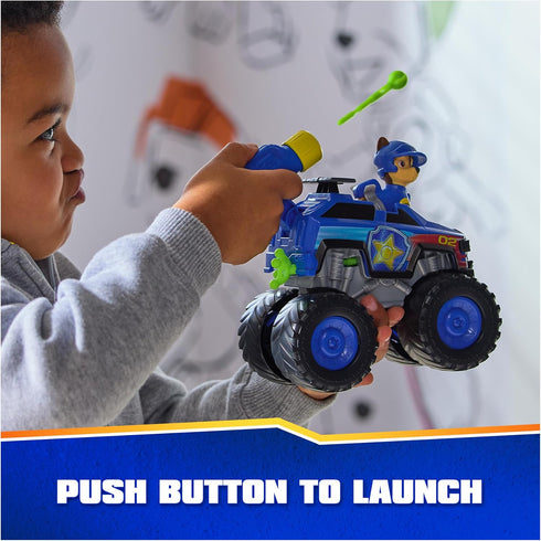 Paw Patrol: Rescue Wheels Chase’s Cruiser, Toy Truck with Projectile Launcher and Collectible Action Figure, Kids Toys for Boys & Girls Ages 3 and...