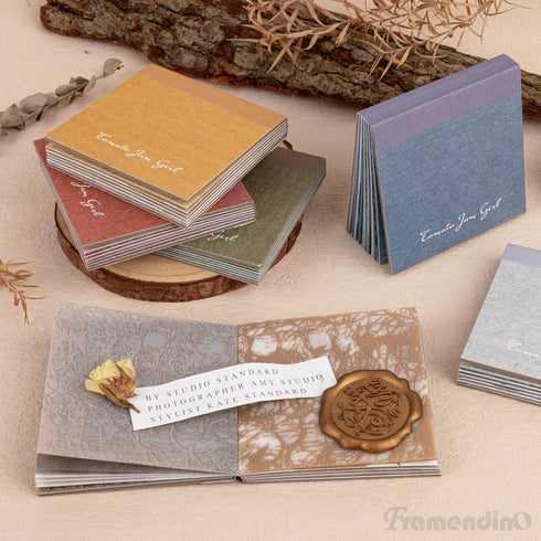Framendino, 6 Pack Journal Stickers Scrapbooking Supplies Textured Cardstock Scrapbooking Vintage Paper for Writing Drawing Travel Journal DIY Art...