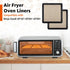 2Pcs Silicone Baking Mats for 12 Inch Cake Pan/12x12 Cheesecake Pan/Toaster Oven Air Fryer Liner, 11.75"Square Food Grade Silicone Mats for Baking...