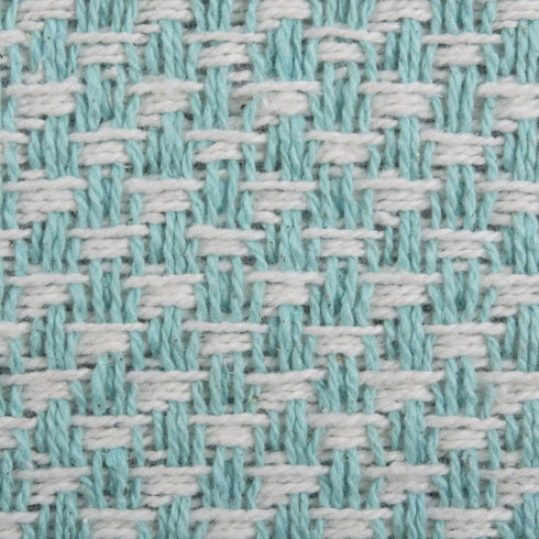 DII Woven Basics Collection 100% Cotton Knit Table Runner, 15x72, Aqua...