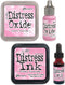 Tim Holtz Distress Kitsch Flamingo February 2021 Release, Distress Oxide Ink Pad and Oxide Reinker, Distress Ink Pad and Distress Reinker, Bundle ...