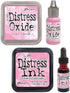Tim Holtz Distress Kitsch Flamingo February 2021 Release, Distress Oxide Ink Pad and Oxide Reinker, Distress Ink Pad and Distress Reinker, Bundle ...