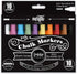 Loddie Doddie Liquid Chalk Markers for Chalkboard - 6mm Reversible Chisel and Bullet Tips, Chalkboard Markers Erasable, Earth Tones Chalk Pens 10 ...